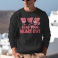 Valentine Day Book Read Your Heart Out Lovers Teacher Kids Unisex Sweatshirt Valentine Day Book Read Your Heart Out Lovers Teacher Kids Unisex Sweatshirt