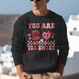 Valentine Day Book You Are Too Sweet Librarian Teacher Kids Unisex Sweatshirt