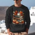 Vintage Autumn Books Coffee Pumpkin Fall Reading Unisex Sweatshirt Vintage Autumn Books Coffee Pumpkin Fall Reading Unisex Sweatshirt