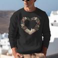 Vintage Book Lover Valentine Heart Unisex Sweatshirt