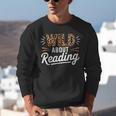 Wild About Reading Books Reader Lover Bookworm Leopard Print Unisex Sweatshirt