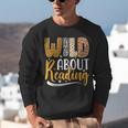 Wild About Reading Lover Bookworm Library Teacher Zoo Animal Unisex Sweatshirt Wild About Reading Lover Bookworm Library Teacher Zoo Animal Unisex Sweatshirt