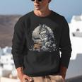 Wolf Reading Book Librarian Library Wolves Unisex Sweatshirt