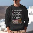 Woman Cannot Survive On Books Alone She Also Needs Yarn Unisex Sweatshirt Woman Cannot Survive On Books Alone She Also Needs Yarn Unisex Sweatshirt