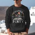 Women's 1986 Chapter Forty 40th Birthday Wildflower Book 40 Year Old Unisex Sweatshirt