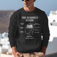 Women's The Reader’s Brain Book Lover Reading Diagram Graphic Unisex Sweatshirt Women's The Reader’s Brain Book Lover Reading Diagram Graphic Unisex Sweatshirt