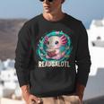 Women's Readsolotl Kawaii Axolotl Reading Book Lover Unisex Sweatshirt