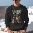 Women's Unearth A Story Dinosaur Reading a Library Book Unisex Sweatshirt Women's Unearth A Story Dinosaur Reading a Library Book Unisex Sweatshirt