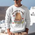 100 Days Of Chill Cute Capybara School Book Lover Unisex Sweatshirt 100 Days Of Chill Cute Capybara School Book Lover Unisex Sweatshirt
