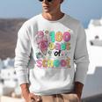 100th Day Of School Teacher Books 100 Days Of School Women Unisex Sweatshirt