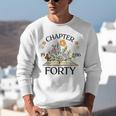 1986 Chapter Forty 40th Birthday Wildflower Book Unisex Sweatshirt 1986 Chapter Forty 40th Birthday Wildflower Book Unisex Sweatshirt