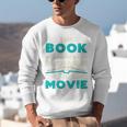 The Book Was Better Than The Movie Literary Library Bookworm Premium Tri-Blend Unisex Sweatshirt
