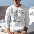 This Is My Book Character Costume I Pigeon Reading Tee Unisex Sweatshirt