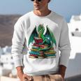Book Dragon Reading Books Unisex Sweatshirt