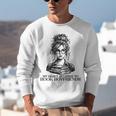 Book Lover Bent Over a Book Unisex Sweatshirt