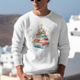 All Booked For Christmas Book Christmas Book Lover Librarian Unisex Sweatshirt