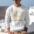 Books Are My Escape Simple Reading Quote Unisex Sweatshirt