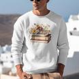 Booktrovert Vintage Wildflowers Books For Book Lovers Unisex Sweatshirt