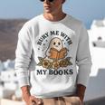 Bury Me With My Books Ghost Tee Unisex Sweatshirt