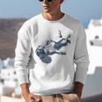 Cavalier King Charles Spaniel Book Nap Vintage Dog Mom Dad Unisex Sweatshirt