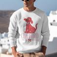 Clifford The Big Red Dog Pink Text With Bow Illustrated Book Unisex Sweatshirt Clifford The Big Red Dog Pink Text With Bow Illustrated Book Unisex Sweatshirt