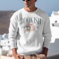 Coquette Bow Book Lover Bookish Coquette Aesthetic Reading Unisex Sweatshirt Coquette Bow Book Lover Bookish Coquette Aesthetic Reading Unisex Sweatshirt