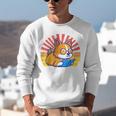 Corgi Dog Reading Book Book Lover Dog Lover Unisex Sweatshirt