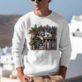 Cosy Sloth In Bookshelf With Plants Unisex Sweatshirt