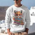 Cute Fox Read More Be Kind Stay Weird Reader Geek Book Lover Unisex Sweatshirt Cute Fox Read More Be Kind Stay Weird Reader Geek Book Lover Unisex Sweatshirt