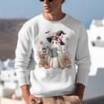 Cute Ghost Reading Book Librarian Book Lover Unisex Sweatshirt Cute Ghost Reading Book Librarian Book Lover Unisex Sweatshirt