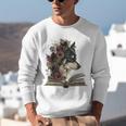 Dog Book Flower Unisex Sweatshirt