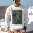 From The Earth To The Moon Book Cover 1874 Premium Unisex Sweatshirt From The Earth To The Moon Book Cover 1874 Premium Unisex Sweatshirt