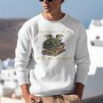 Easily Distracted By Books And Dragons Graphic Premium Unisex Sweatshirt