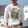 Easily Distracted By Cats And Books Vintage Unisex Sweatshirt Easily Distracted By Cats And Books Vintage Unisex Sweatshirt