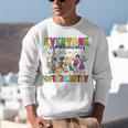 Everyone Communicates Differently Book Teacher Outfit Unisex Sweatshirt