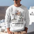 Goose With Books Cute Bookworm Reader Unisex Sweatshirt