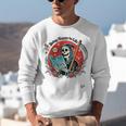 Grim Reaper Reads a Book Unisex Sweatshirt