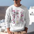 Halloween Pink Ghost Read More Books Spooky Boo Teacher Kids Unisex Sweatshirt Halloween Pink Ghost Read More Books Spooky Boo Teacher Kids Unisex Sweatshirt