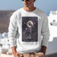 High Priestess Tarot Art Celestial Mystic Book Lover Unisex Sweatshirt High Priestess Tarot Art Celestial Mystic Book Lover Unisex Sweatshirt