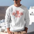Horny Bull Romance Reader Shirt Spicy Books Bull Pun Unisex Sweatshirt