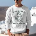 Hot Girls Read Books Bookish Booklover Christmas Unisex Sweatshirt