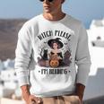 I'm Reading Halloween Witch Book Lover Unisex Sweatshirt