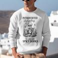 Introvert Read Spicy Books Lover Bookworm Skeleton Reading Unisex Sweatshirt Introvert Read Spicy Books Lover Bookworm Skeleton Reading Unisex Sweatshirt