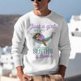 Just a Girl Who Loves Sloths And Books Unisex Sweatshirt Just a Girl Who Loves Sloths And Books Unisex Sweatshirt