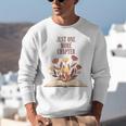 Just One More Chapter Book Lovers Floral Unisex Sweatshirt