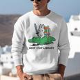 Next Stop Library Reading Book Unisex Sweatshirt
