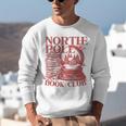 North Pole Book Club Christmas Unisex Sweatshirt North Pole Book Club Christmas Unisex Sweatshirt