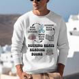 Nothing Beats Reading Rock Paper Scissors Reader Book Lover Unisex Sweatshirt