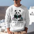 Panda Reading Chapter Books Unisex Sweatshirt Panda Reading Chapter Books Unisex Sweatshirt
