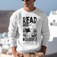 Read More Books Ghost Halloween Reading Teacher Literacy Unisex Sweatshirt Read More Books Ghost Halloween Reading Teacher Literacy Unisex Sweatshirt